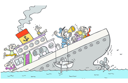 cartoon galery net: Cartoon Ship Sinking